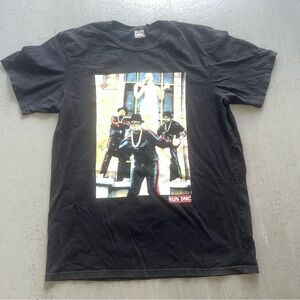 Run dmc Black Graphic T-Shirt